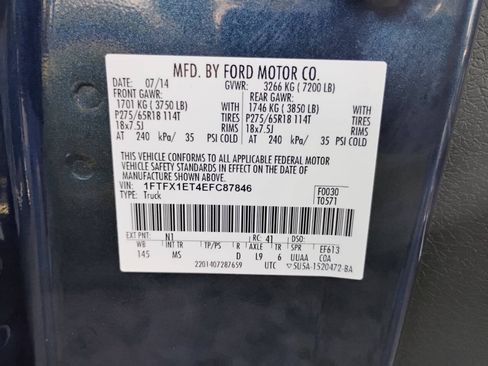 Used 2014 Ford F150 XLT w/ Equipment Group 302A Luxury AWD/4WD image 25