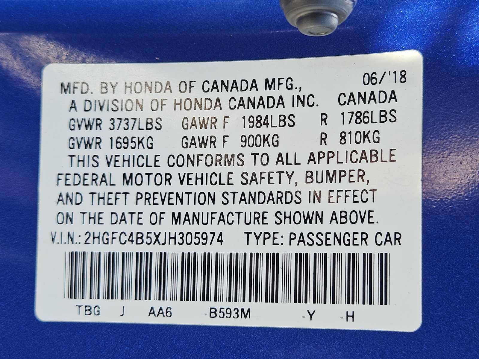 Used 2018 Honda Civic LX image 30