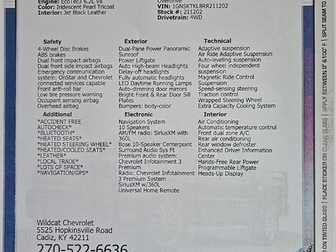 Used 2024 Chevrolet Tahoe High Country image 33