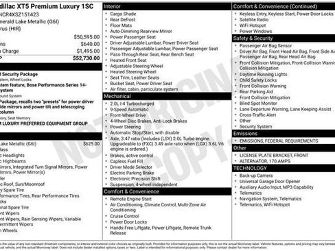 New 2025 Cadillac XT5 Premium Luxury image 31