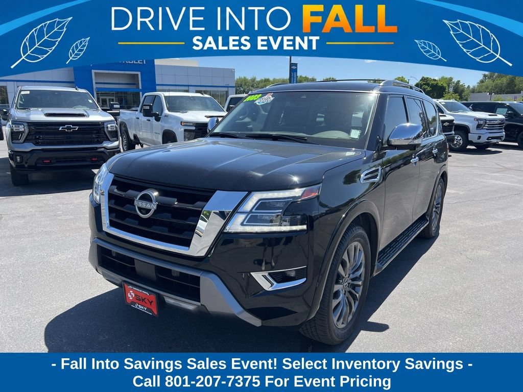 Used 2023 Nissan Armada Platinum w/ Captain's Chairs Package AWD/4WD image 2