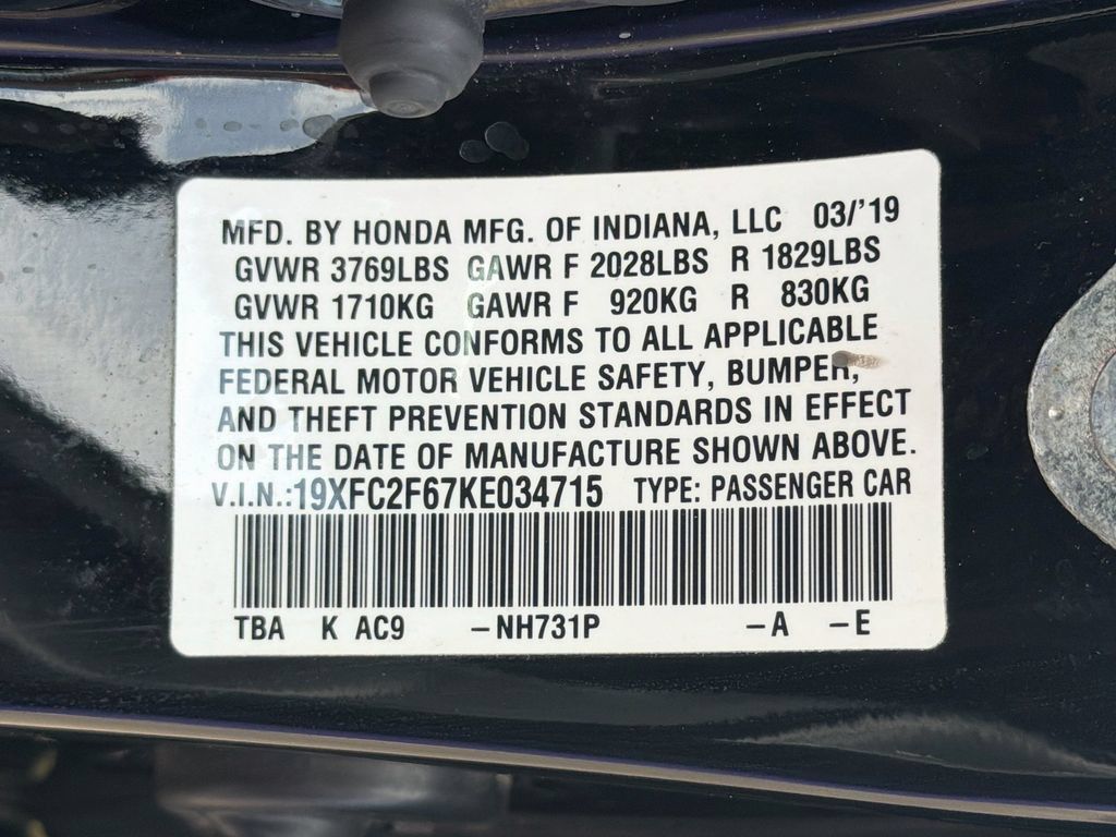 Used 2019 Honda Civic LX image 29