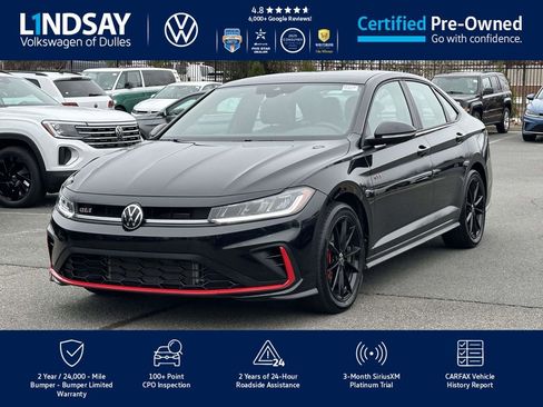 Certified 2025 Volkswagen Jetta GLI Autobahn w/ GLI Black Package image 4