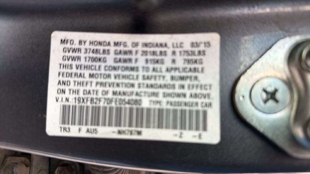 Used 2015 Honda Civic SE image 7