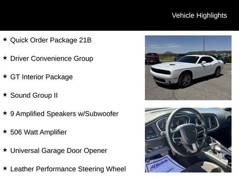 Used 2017 Dodge Challenger GT w/ Driver Convenience Group AWD/4WD image 8