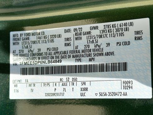 Certified 2022 Ford Bronco Wildtrak AWD/4WD image 37