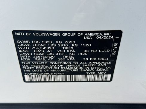Used 2024 Volkswagen Atlas SE AWD/4WD image 27