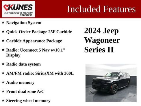 Used 2024 Jeep Wagoneer Series II AWD/4WD image 3