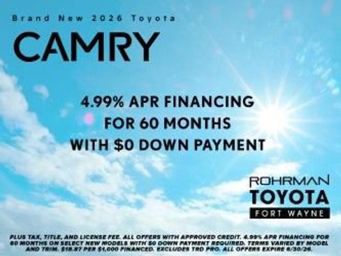 New 2026 Toyota Camry XLE FWD image 2