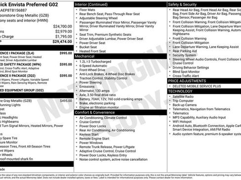 New 2026 Buick Envista Preferred w/ Convenience I Package FWD image 27