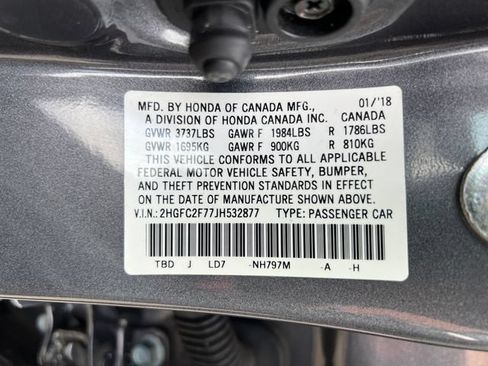 Used 2018 Honda Civic EX image 17