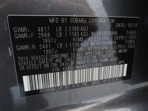 Certified 2025 Subaru Crosstrek 2.5i Limited w/ Crosstrek Mirror Package image 30