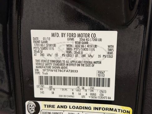 Used 2012 Ford F150 FX4 w/ FX Luxury Pkg image 36