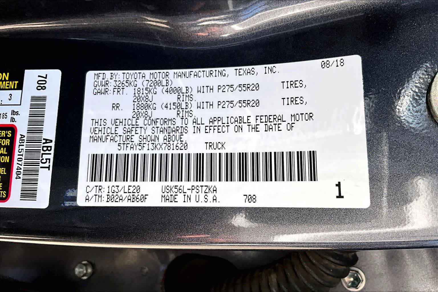 Used 2019 Toyota Tundra Platinum AWD/4WD image 36