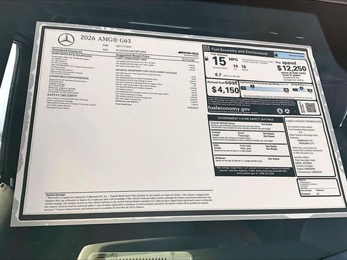 Used 2026 Mercedes-Benz G 63 AMG 4MATIC image 18