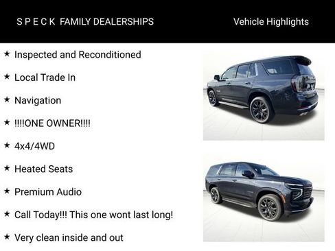Certified 2025 Chevrolet Tahoe High Country image 14
