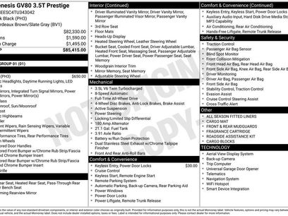 New 2026 Genesis GV80 3.5T Prestige