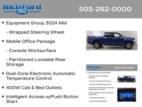 Certified 2025 Ford F150 XLT w/ Equipment Group 302A MID AWD/4WD image 33