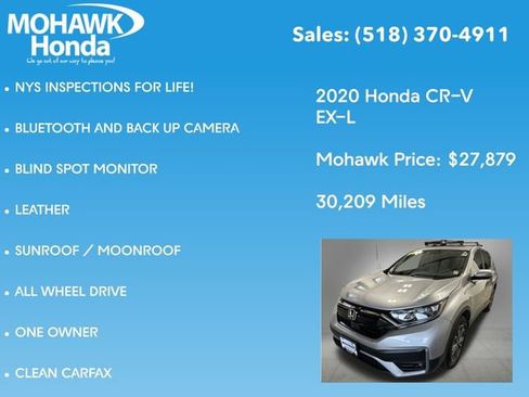 Used 2020 Honda CR-V EX-L image 7