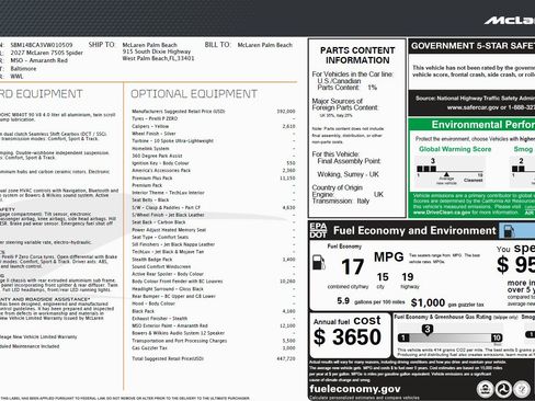 New 2027 McLaren 750S Spider RWD image 25