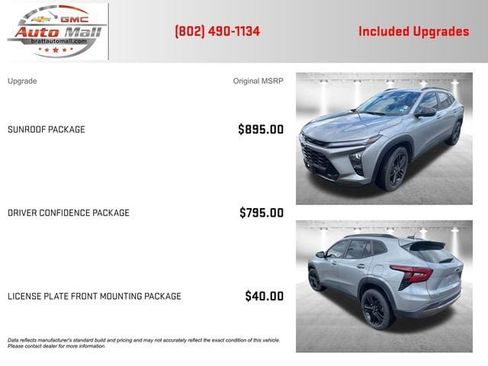 Used 2024 Chevrolet Trax ACTIV w/ Sunroof Package FWD image 4
