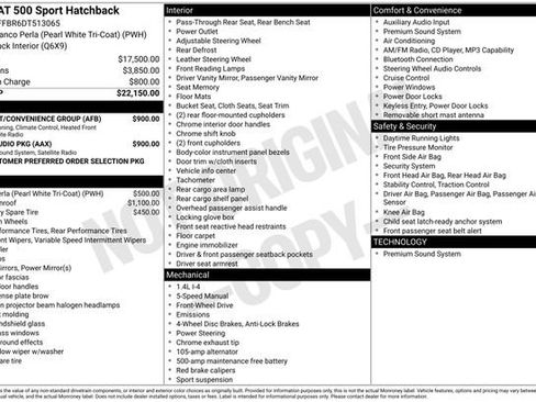 Used 2013 FIAT 500 Sport w/ Beats Audio Pkg FWD image 29
