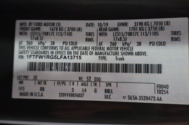 Used 2020 Ford F150 Raptor w/ Equipment Group 802A Luxury AWD/4WD image 99