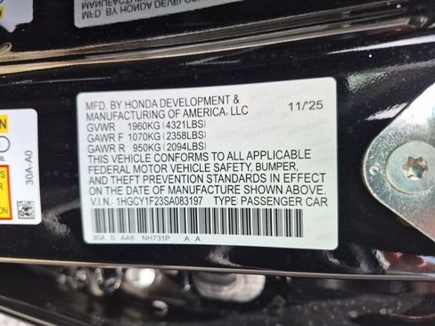 Used 2025 Honda Accord LX image 35