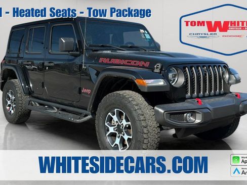 Used 2022 Jeep Wrangler Unlimited Rubicon w/ LED Lighting Group image 1
