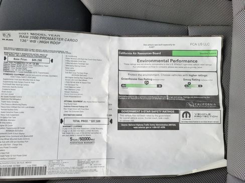 Used 2021 RAM ProMaster 2500 image 27