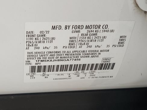 Used 2022 Ford Explorer Timberline AWD/4WD image 27