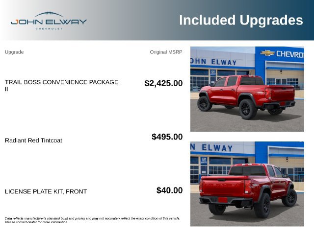 New 2026 Chevrolet Colorado Trail Boss AWD/4WD image 2