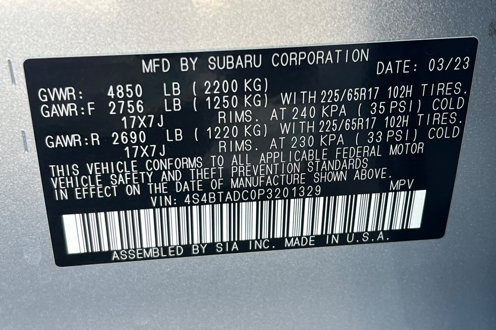 Used 2023 Subaru Outback Premium AWD/4WD image 27
