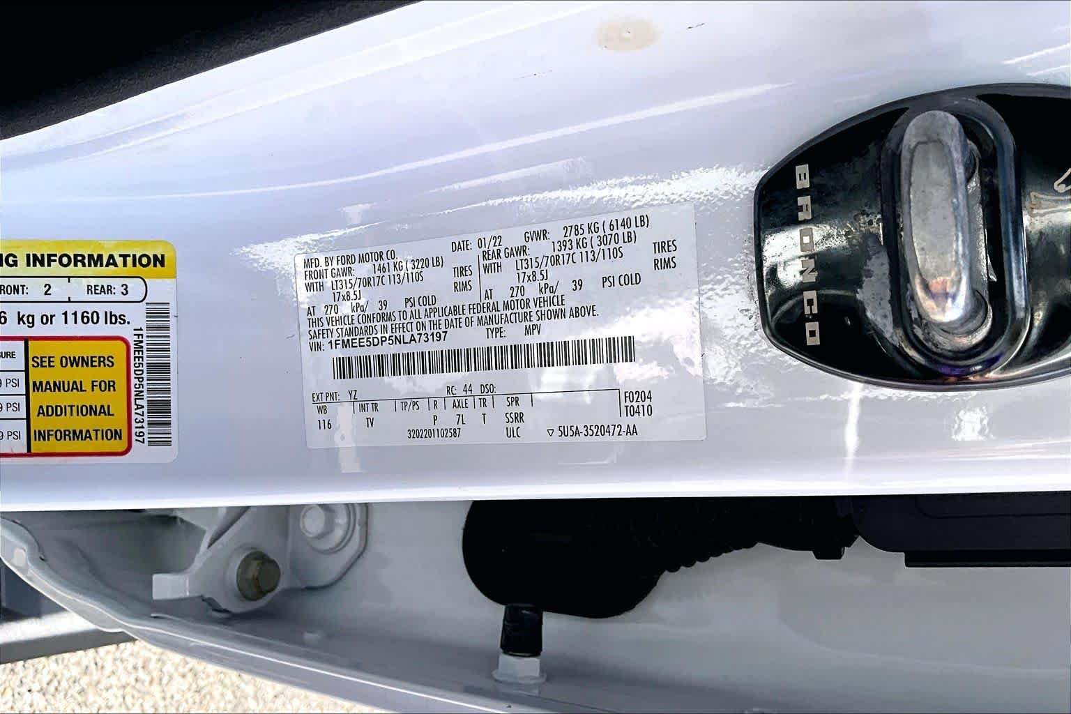 Used 2022 Ford Bronco Wildtrak AWD/4WD image 34