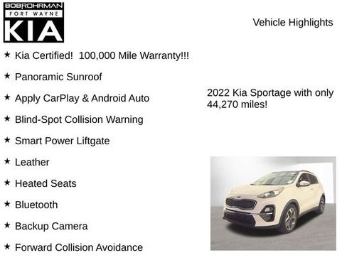 Certified 2022 Kia Sportage EX image 7