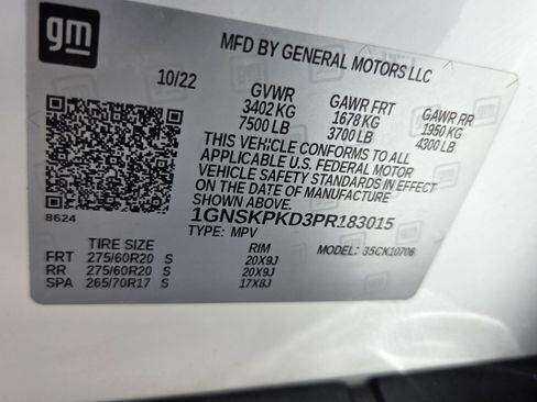 Certified 2023 Chevrolet Tahoe Z71 w/ Luxury Package AWD/4WD image 24
