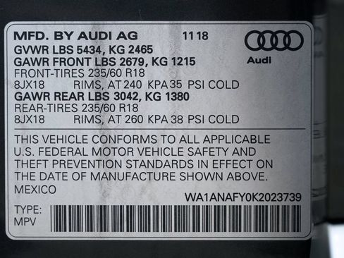 Used 2019 Audi Q5 2.0T Premium w/ Convenience Package AWD/4WD image 44