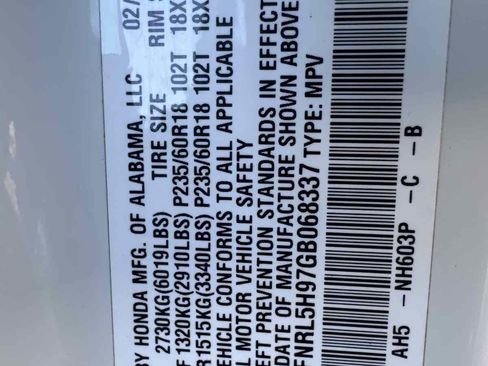 Used 2016 Honda Odyssey Touring Elite image 17