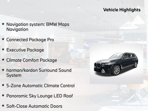 Used 2024 BMW X7 xDrive40i w/ Executive Package image 5