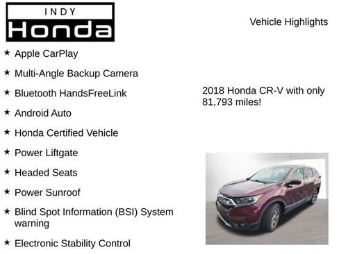 Certified 2018 Honda CR-V EX image 7