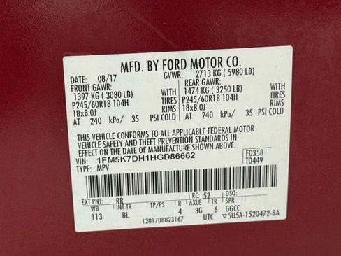 Used 2017 Ford Explorer XLT w/ Equipment Group 202A image 50