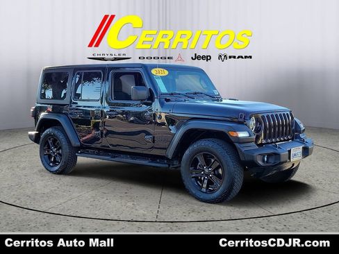 Used 2021 Jeep Wrangler Unlimited Sport image 1