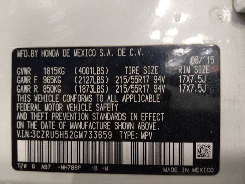 Used 2016 Honda HR-V EX image 33