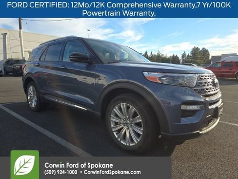 Used 2021 Ford Explorer Limited w/ Equipment Group 301A AWD/4WD image 2