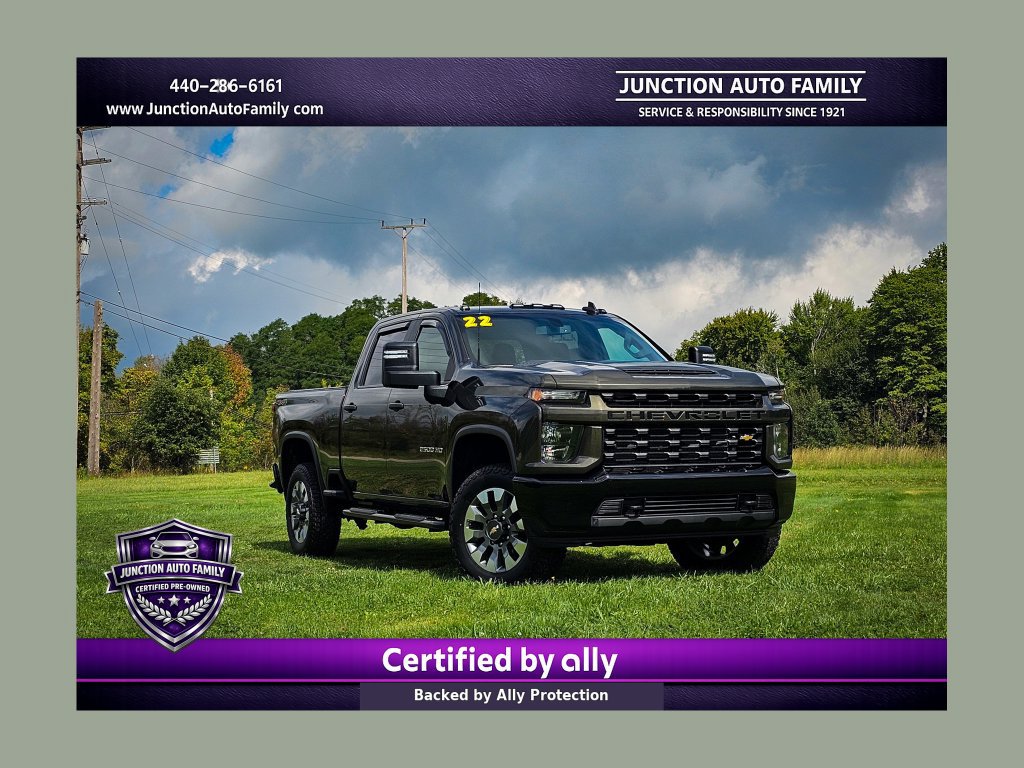 Used 2022 Chevrolet Silverado 2500 Custom w/ Custom Value Package AWD/4WD 360° Tour