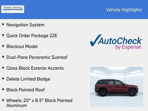 New 2025 Jeep Grand Cherokee Limited AWD/4WD image 7