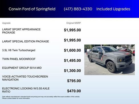 Used 2020 Ford F150 Lariat AWD/4WD image 6