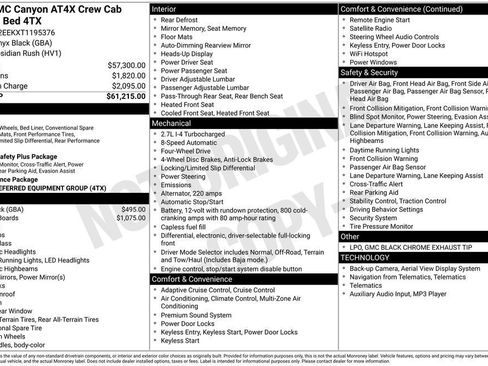 New 2026 GMC Canyon AT4X AWD/4WD image 41