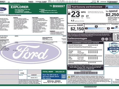 New 2026 Ford Explorer Active AWD/4WD image 5
