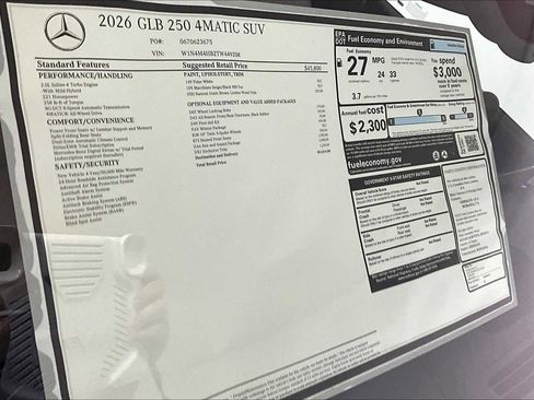 New 2026 Mercedes-Benz GLB 250 4MATIC image 17